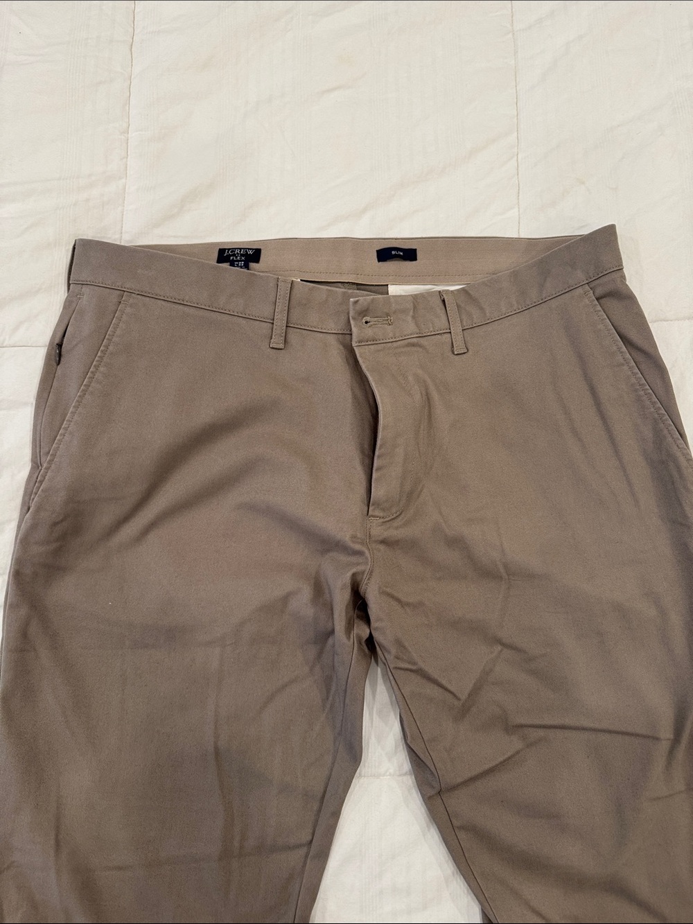 J. Crew Men's Khaki/Taupe Chino Pants
